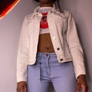 white jean Small jacket